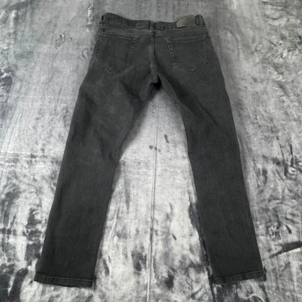 Raw X Moto Pants Mens 30/30 Black Buckle Zipper Streetwear Punk Goth Denim